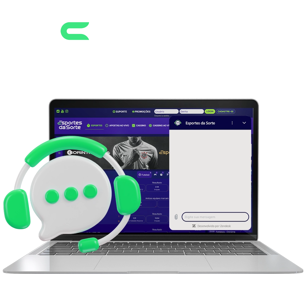 Entre em contato com o suporte ao cliente do Esportes da Sorte usando estes métodos.