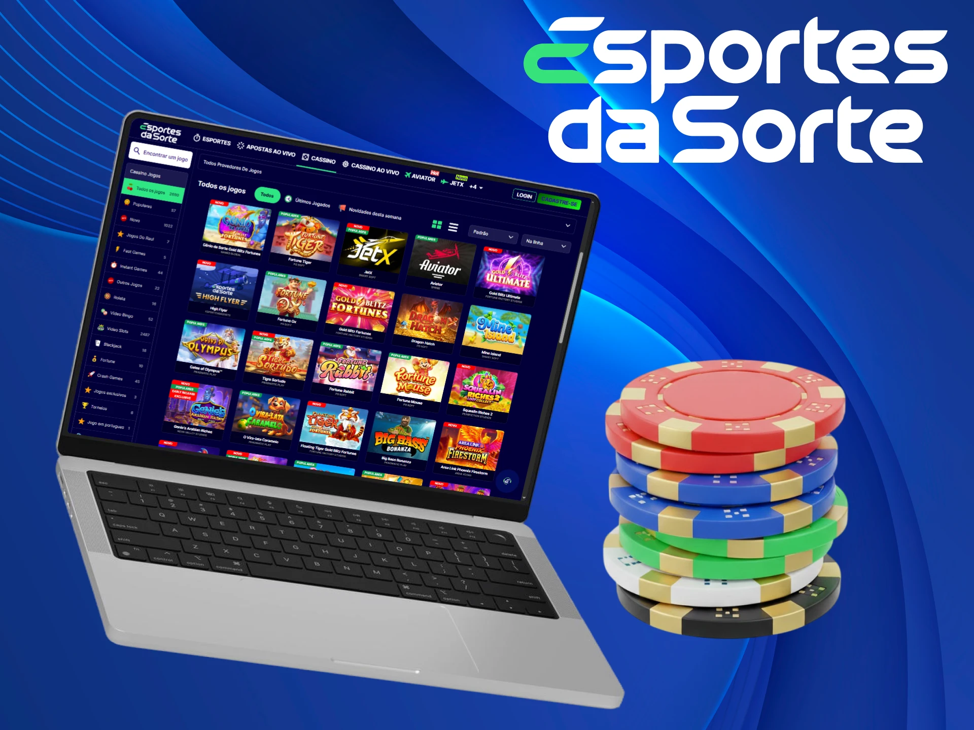 Aproveite a emoção do Bacará e vença no Cassino do Esportes da Sorte.