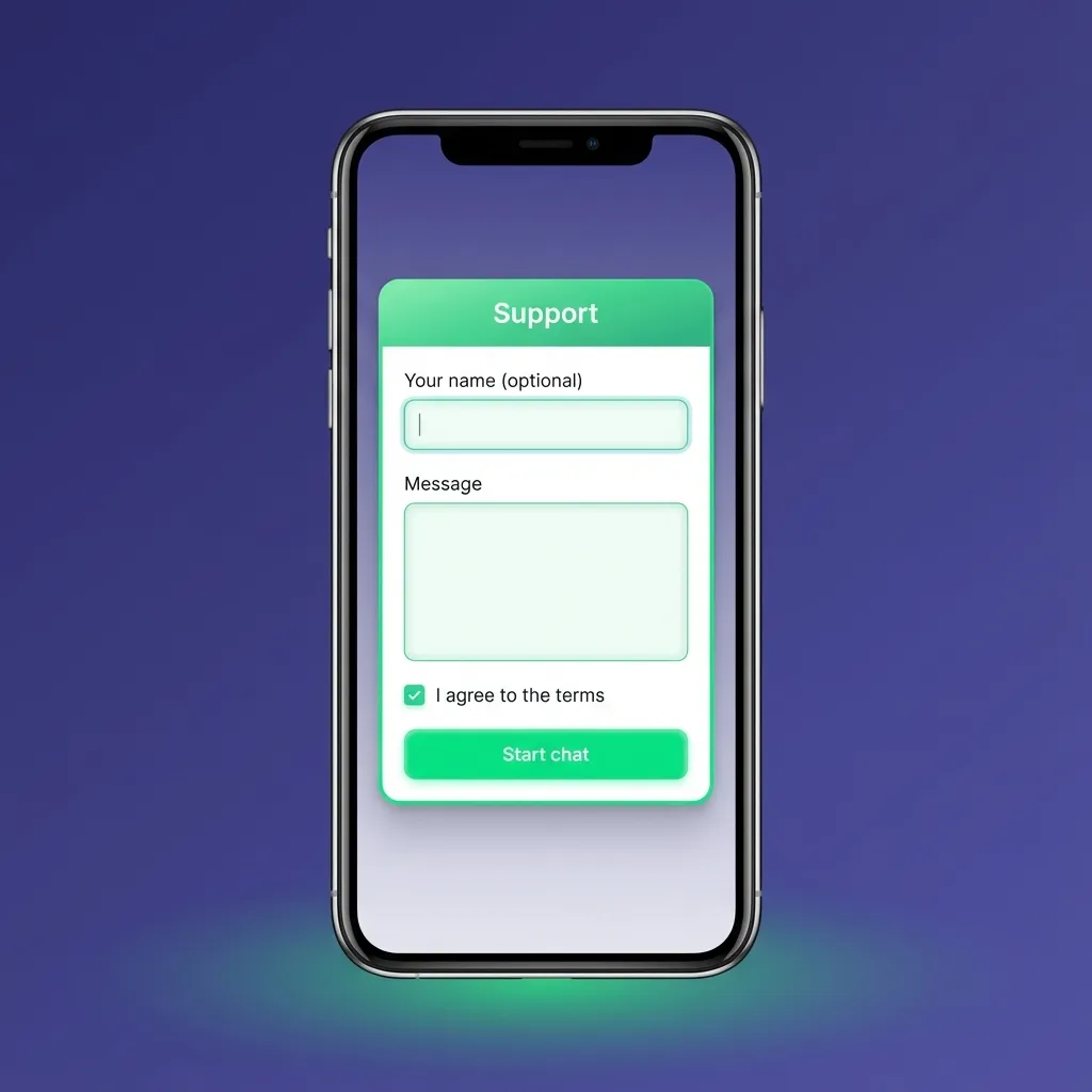 Tela de iPhone com app Esportes da Sorte aberto mostrando campos de login e opções Face ID e Touch ID
