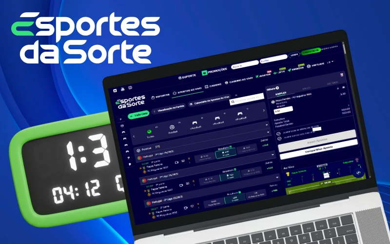 Monitore vários jogos para apostar com a função multi ao vivo do Esportes da Sorte.