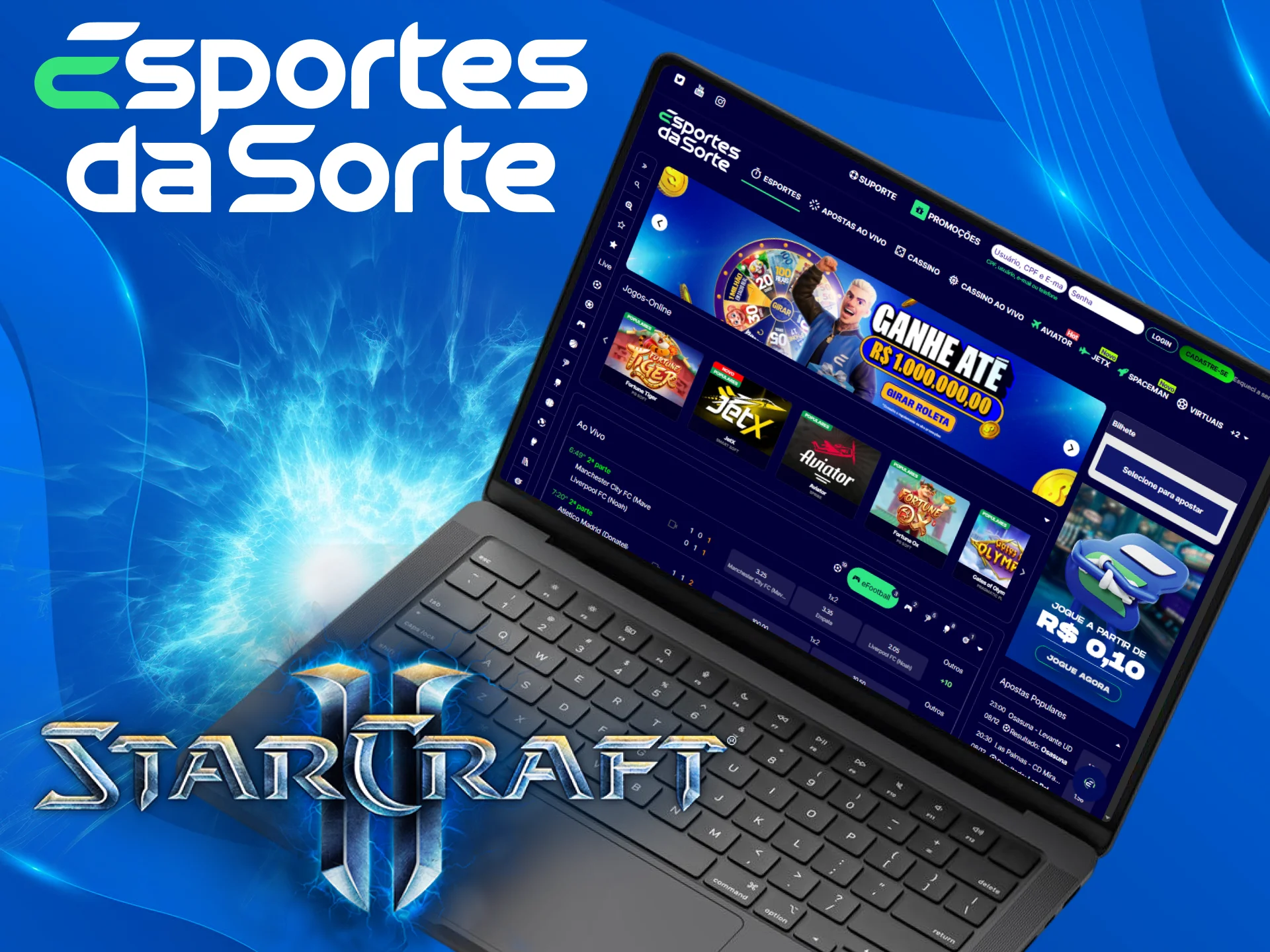 Aplique sua estratégia em StarCraft II e obtenha lucros no Esportes da Sorte.