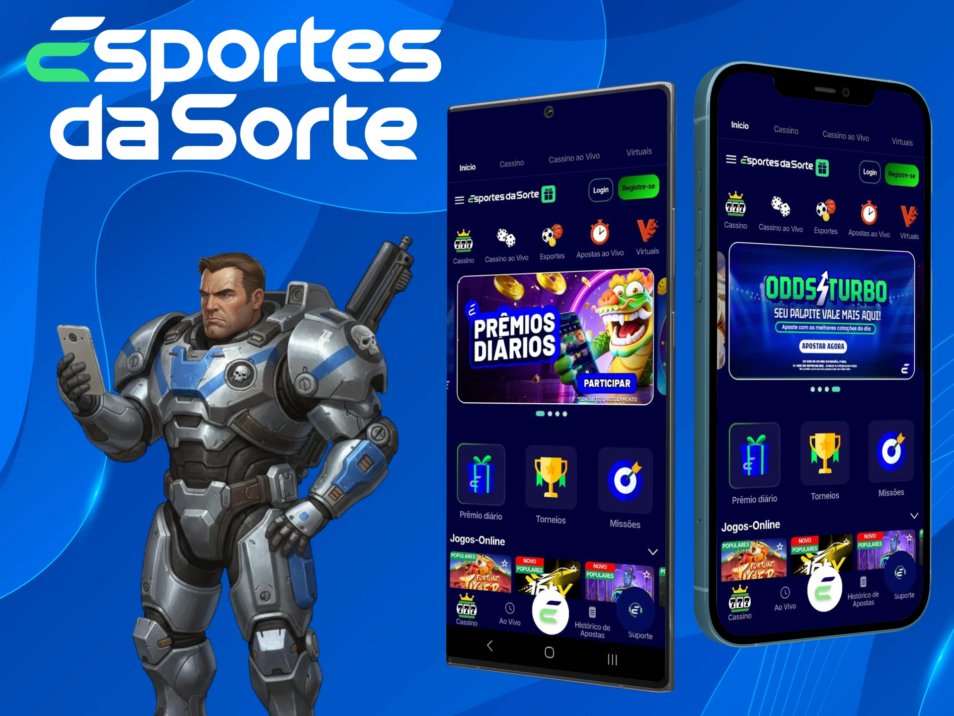 Jogue StarCraft 2 no app para Android e iOS no Esportes da Sorte.