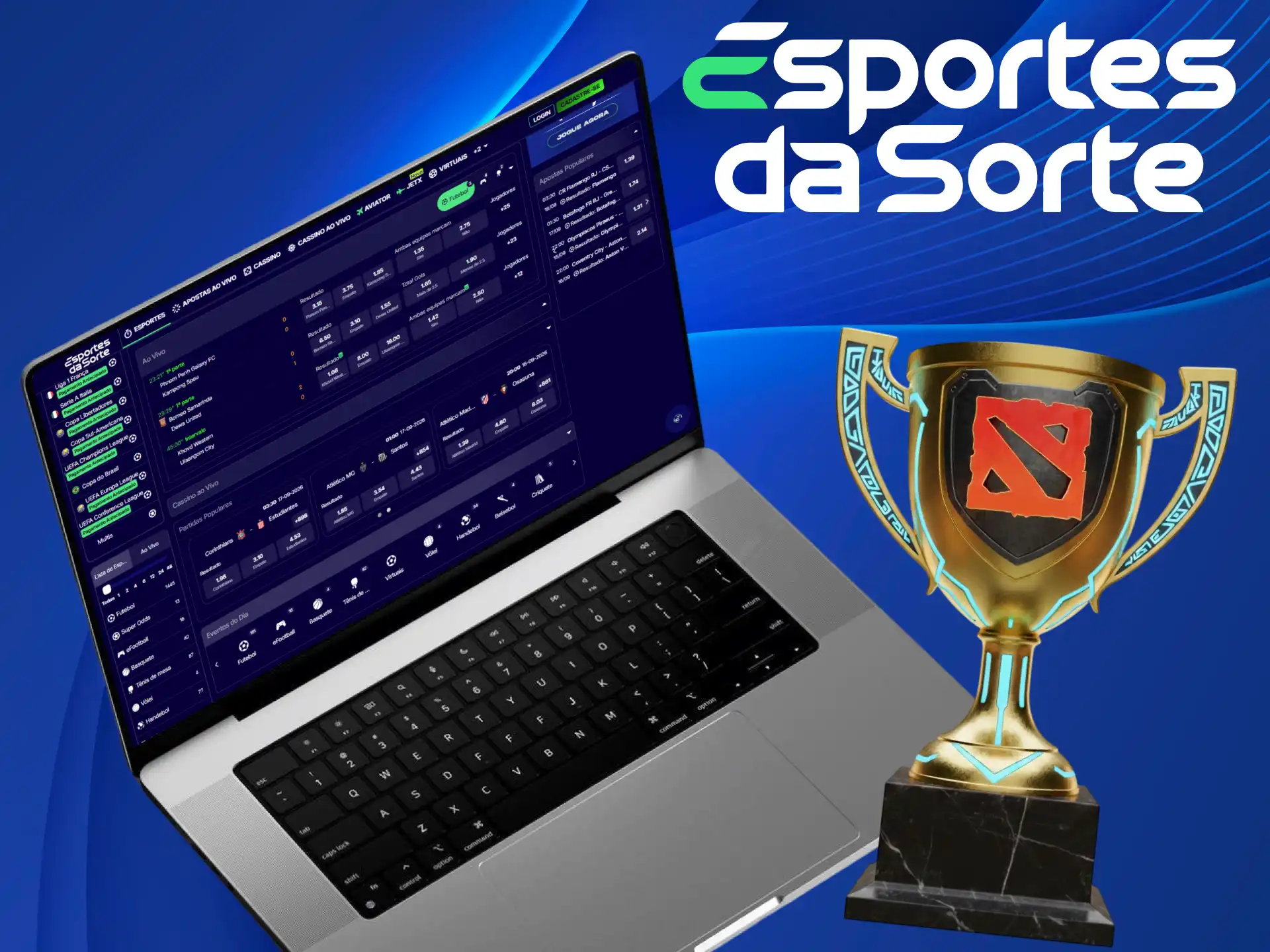 Confira os maiores torneios de Dota 2, incluindo eventos no Brasil, e vença no Esportes da Sorte.