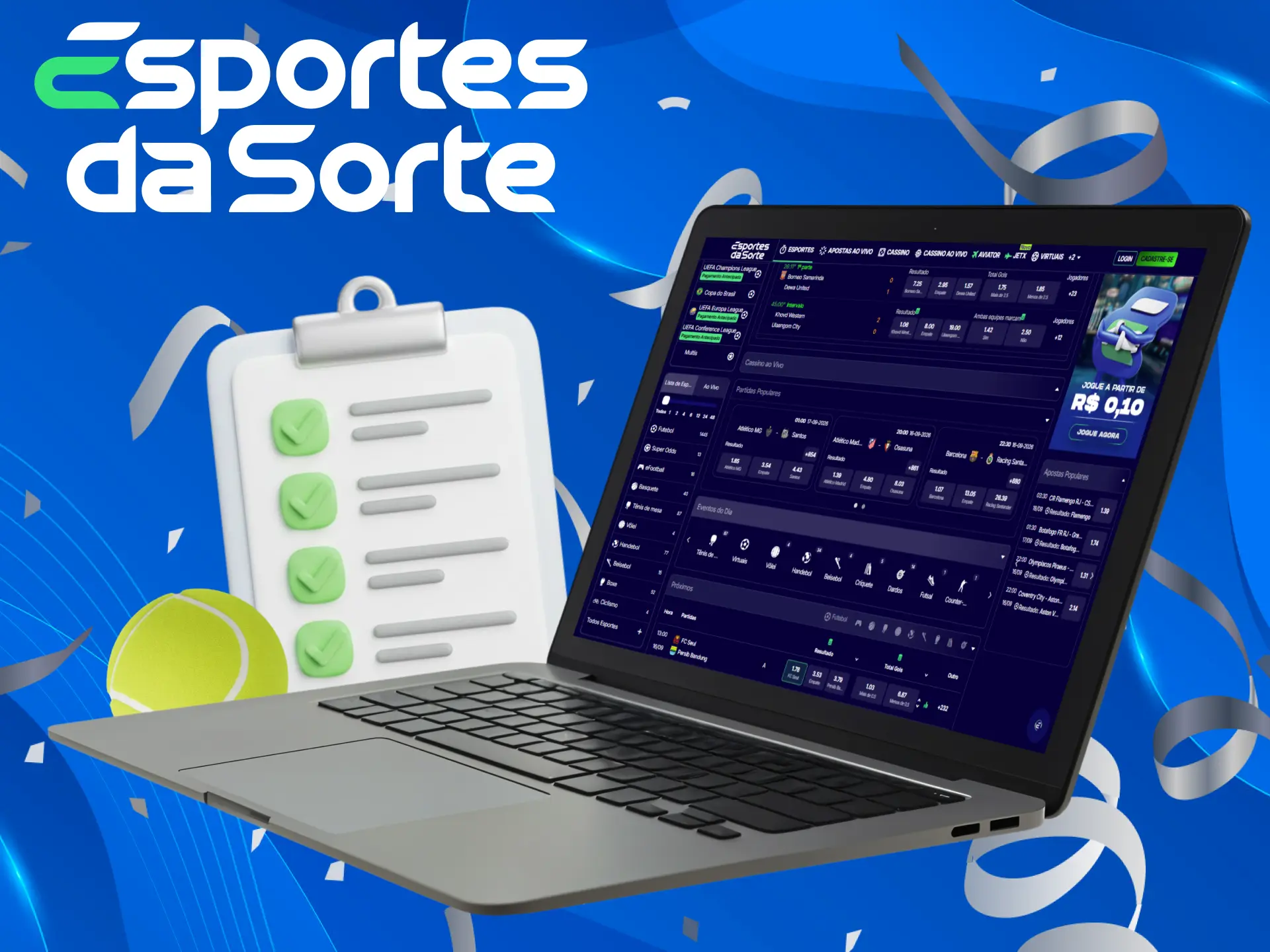 Faça suas apostas em esportes virtuais para obter ganhos rápidos no Esportes da Sorte.