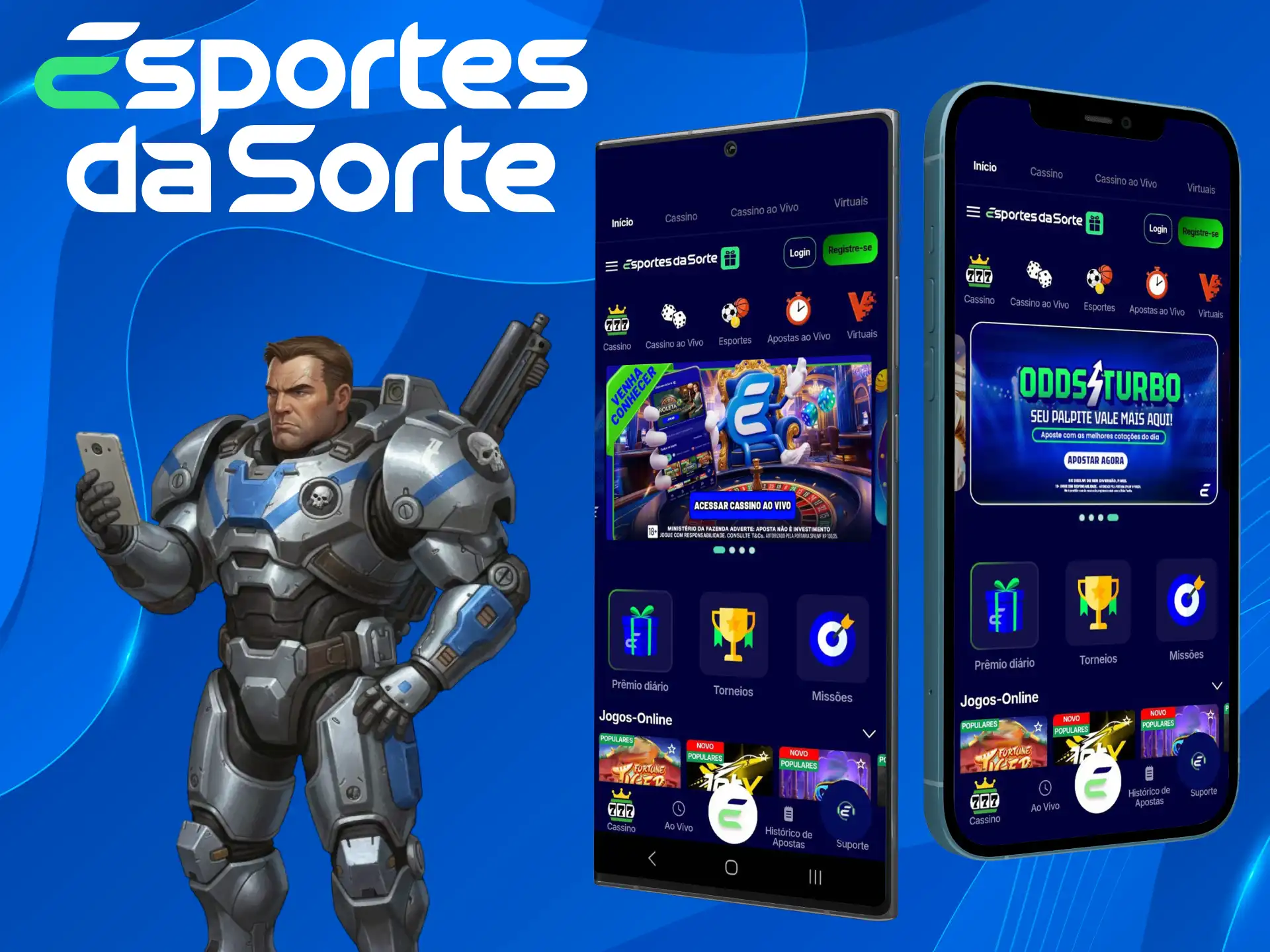 Jogue StarCraft 2 no app para Android e iOS no Esportes da Sorte.