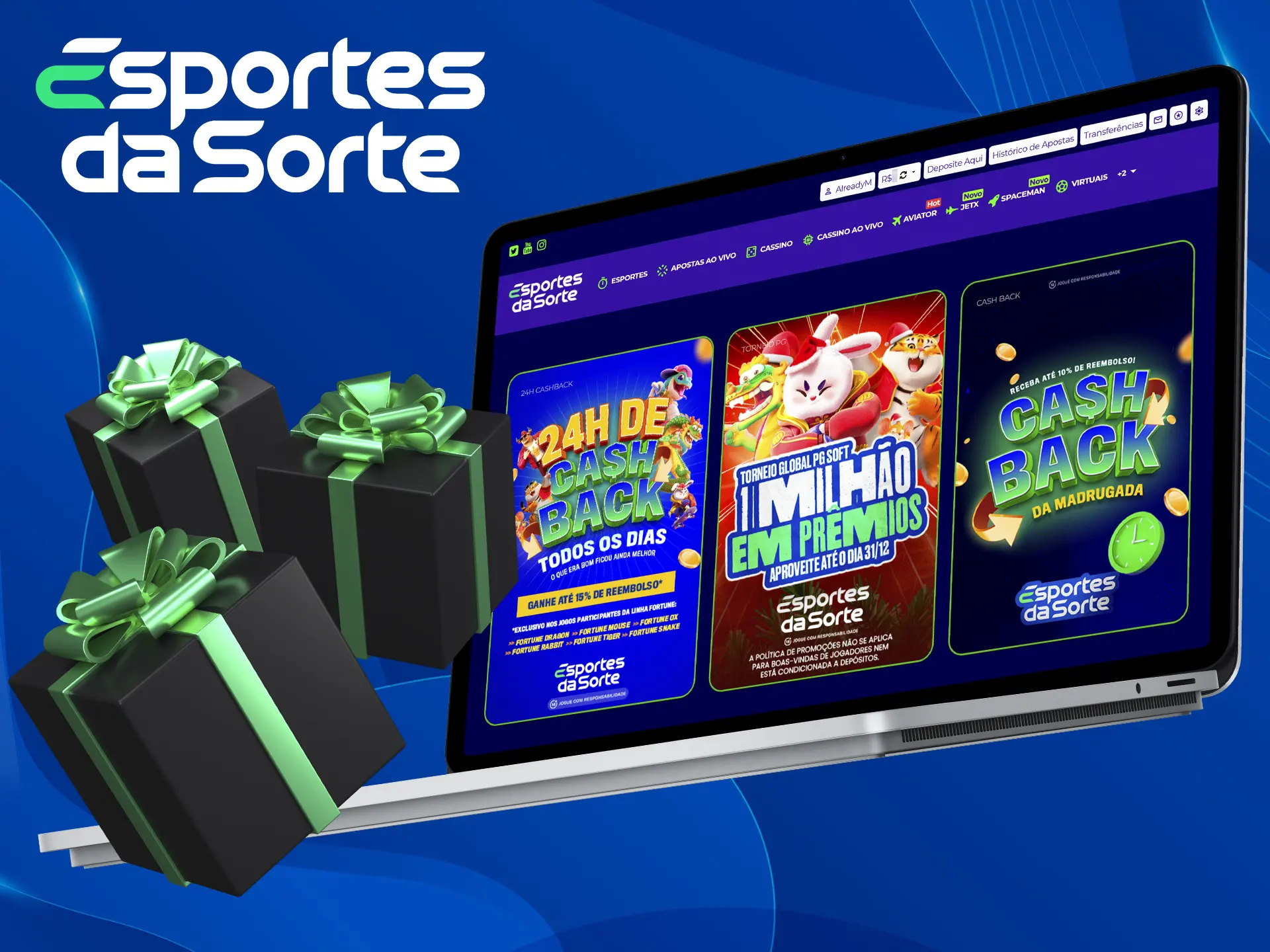 Faça um depósito no Esportes da Sorte e ganhe um bônus expresso.