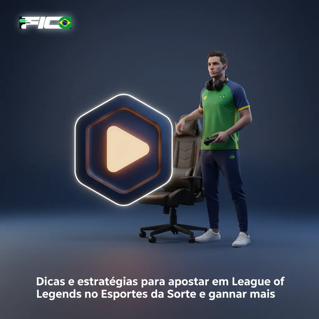 Banner com dicas de apostas em League of Legends no Esportes da Sorte: gestão de banca, forma, meta e odds.