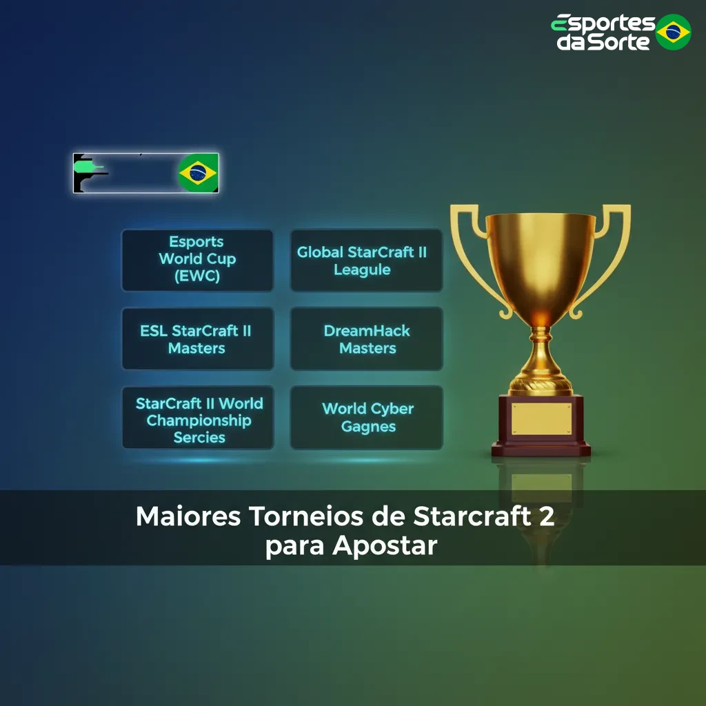 Principais torneios de StarCraft II para apostar: GSL, ESL Pro Tour e IEM Katowice; apostas pré-jogo e ao vivo