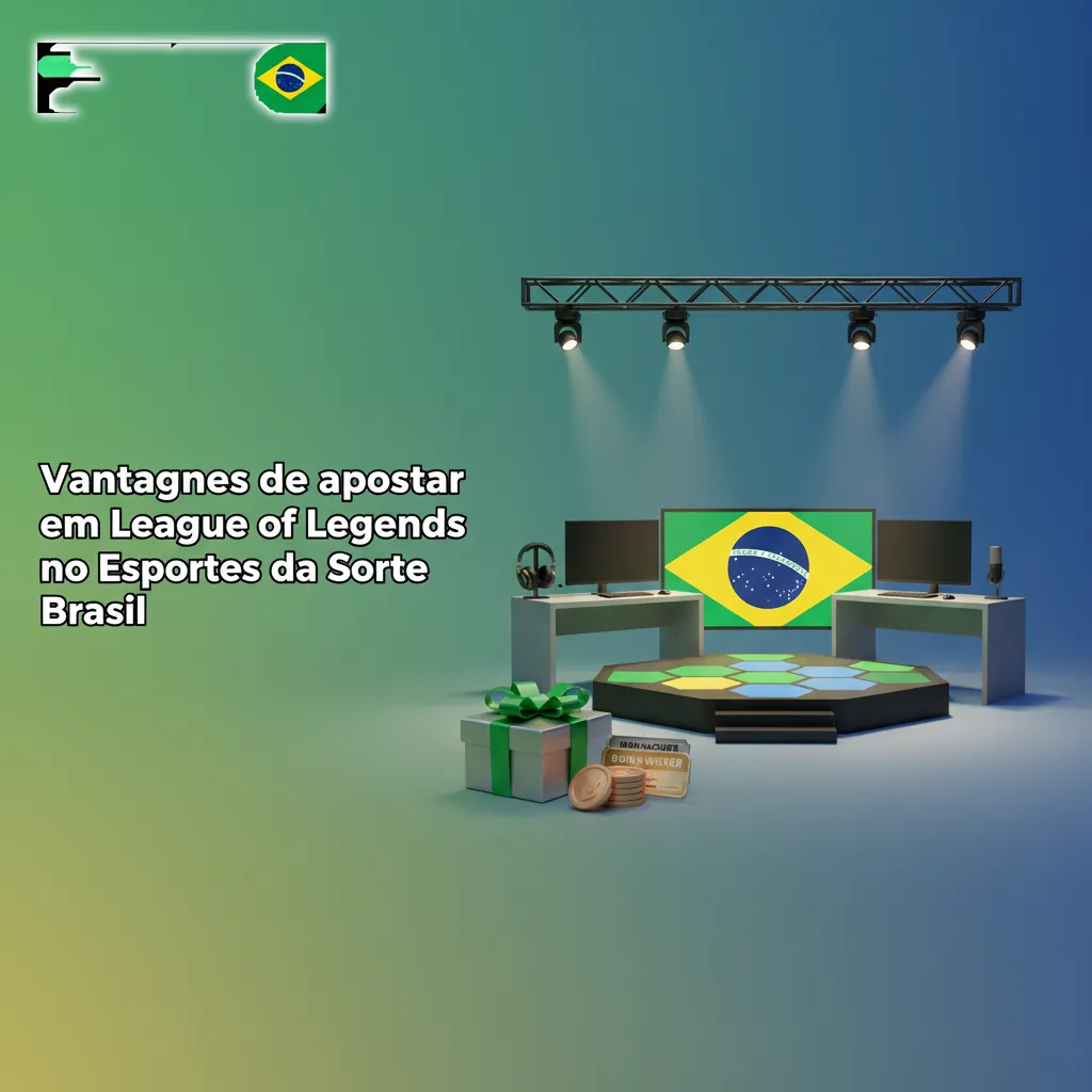 Vantagens de apostar em LoL no Esportes da Sorte Brasil: bônus, Pix, suporte 24h, odds e app com Cash Out.
