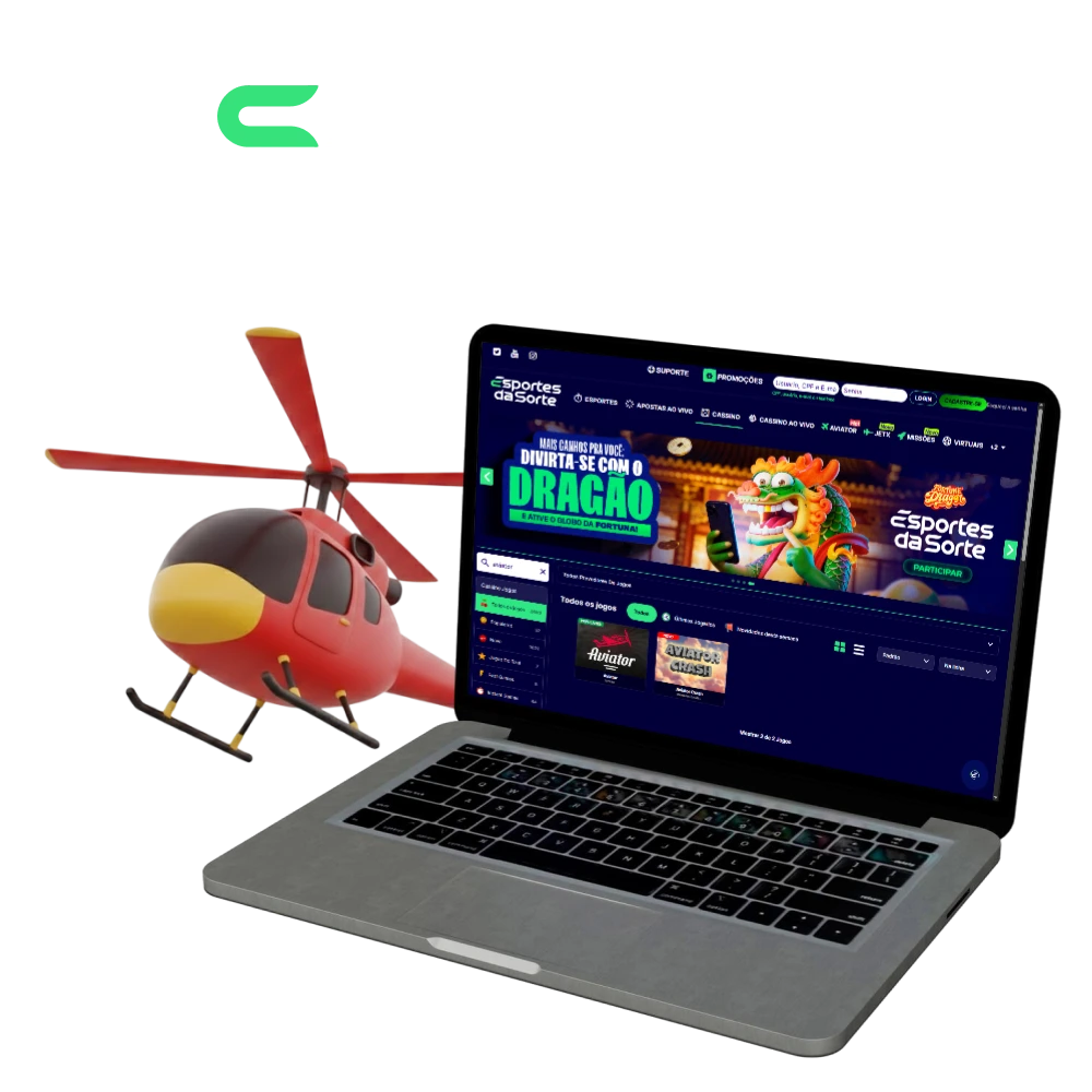 Jogue Aviator e multiplique seus ganhos no Esportes da Sorte.