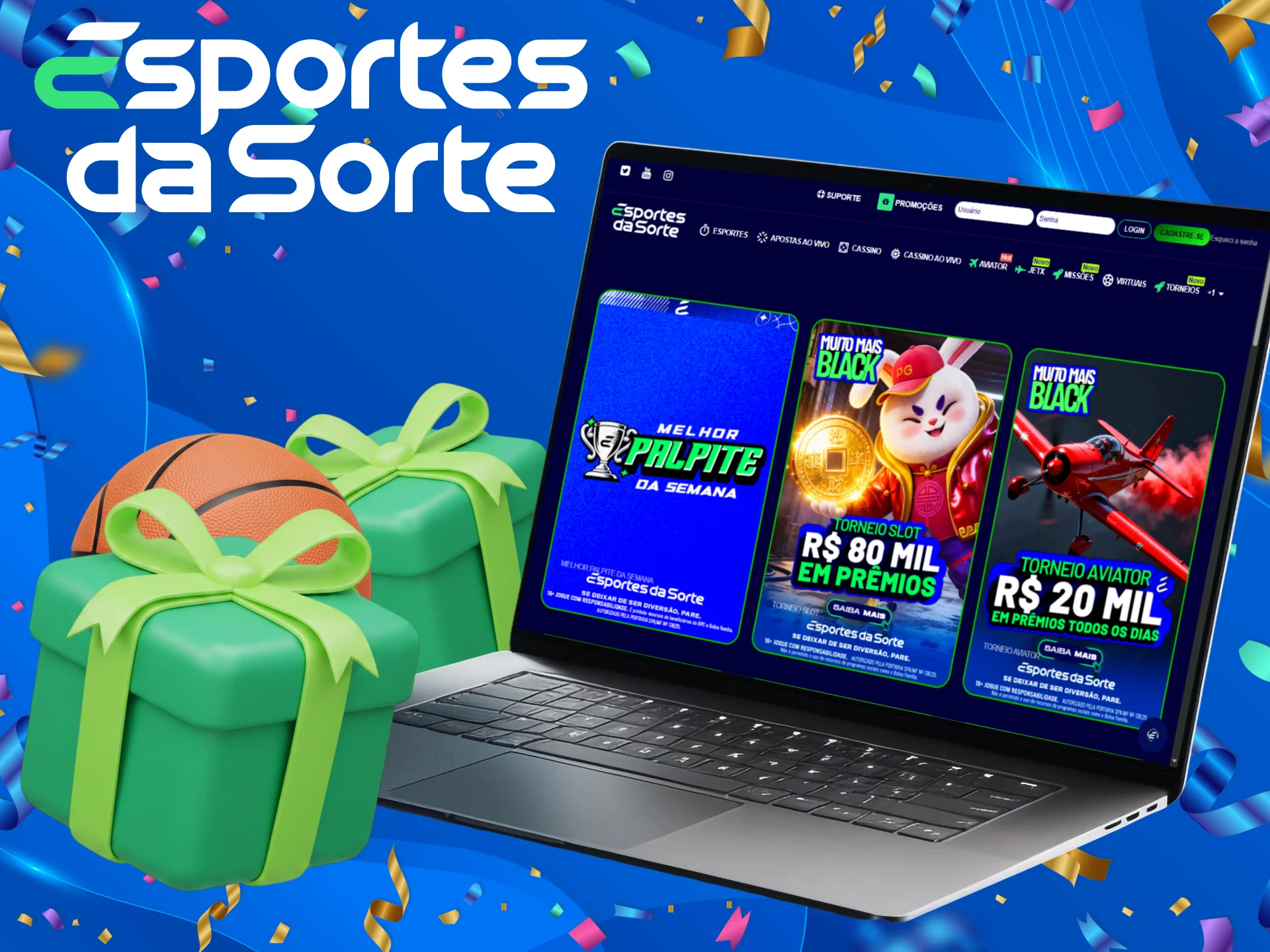 Aproveite o bônus de boas-vindas para iniciar suas apostas no Esportes da Sorte no Brasil.