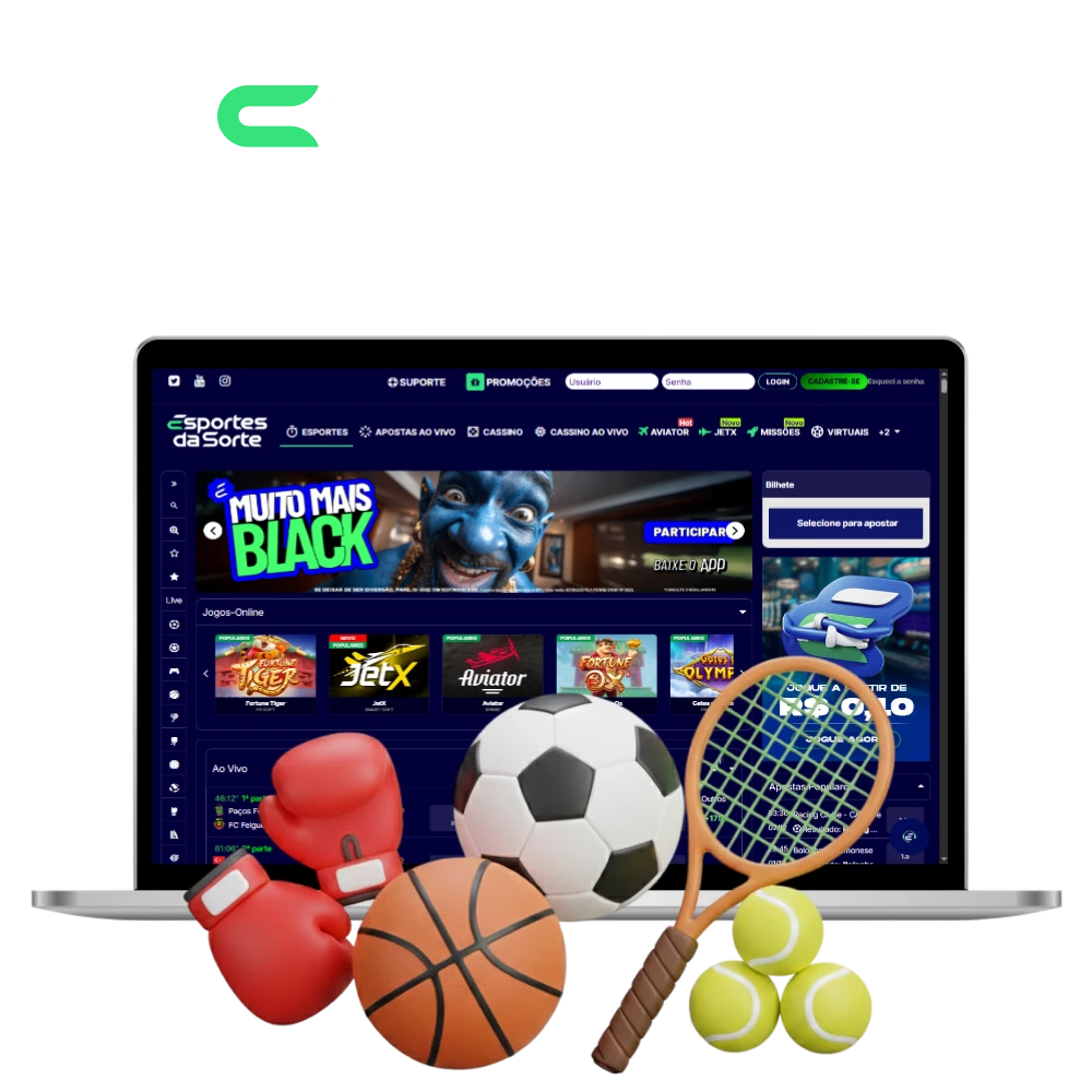 Faça apostas em esportes e conquiste grandes ganhos com Esportes da Sorte.