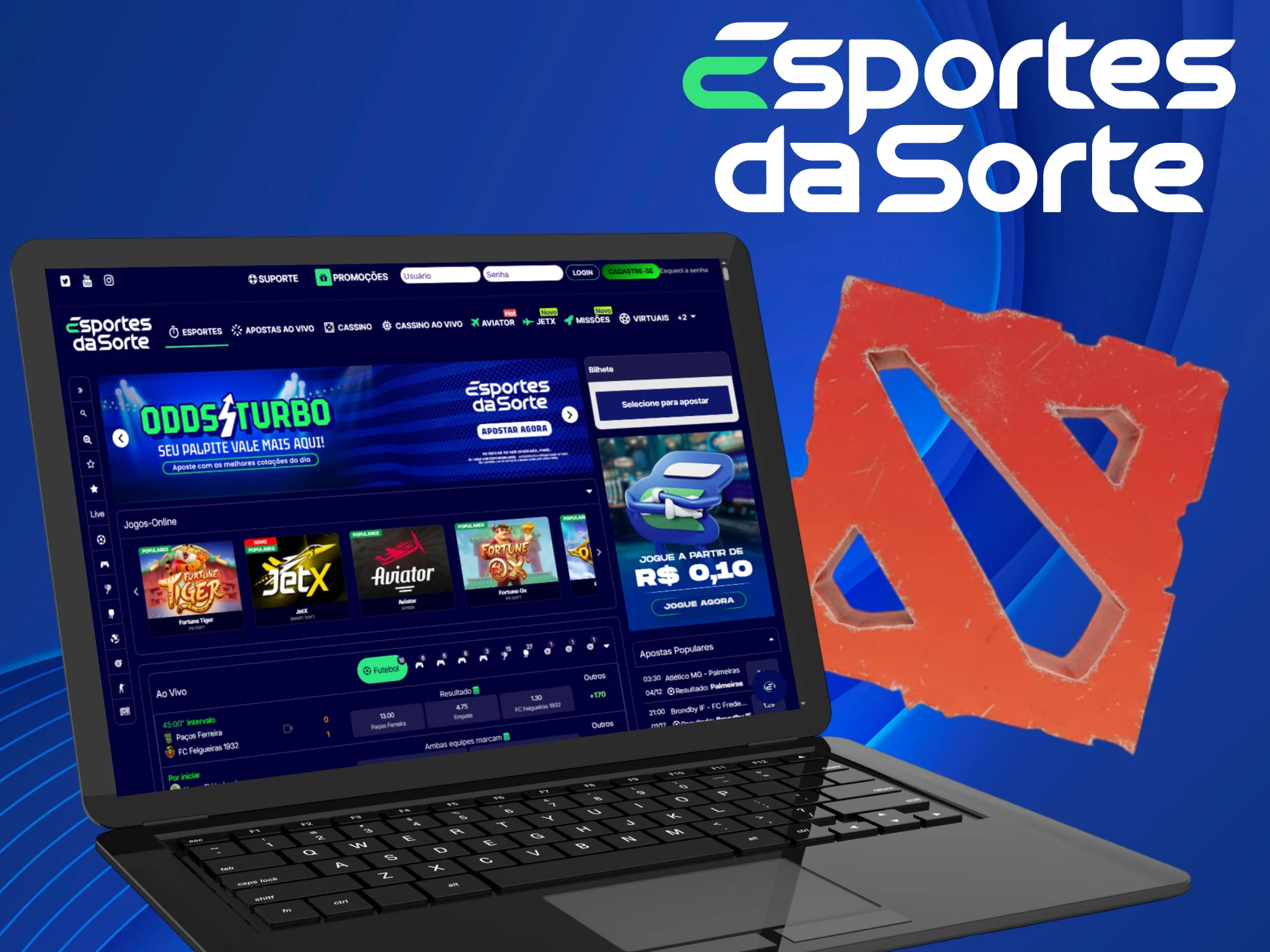 Faça suas apostas para ganhar nos mercados de Dota 2 no Esportes da Sorte no Brasil.
