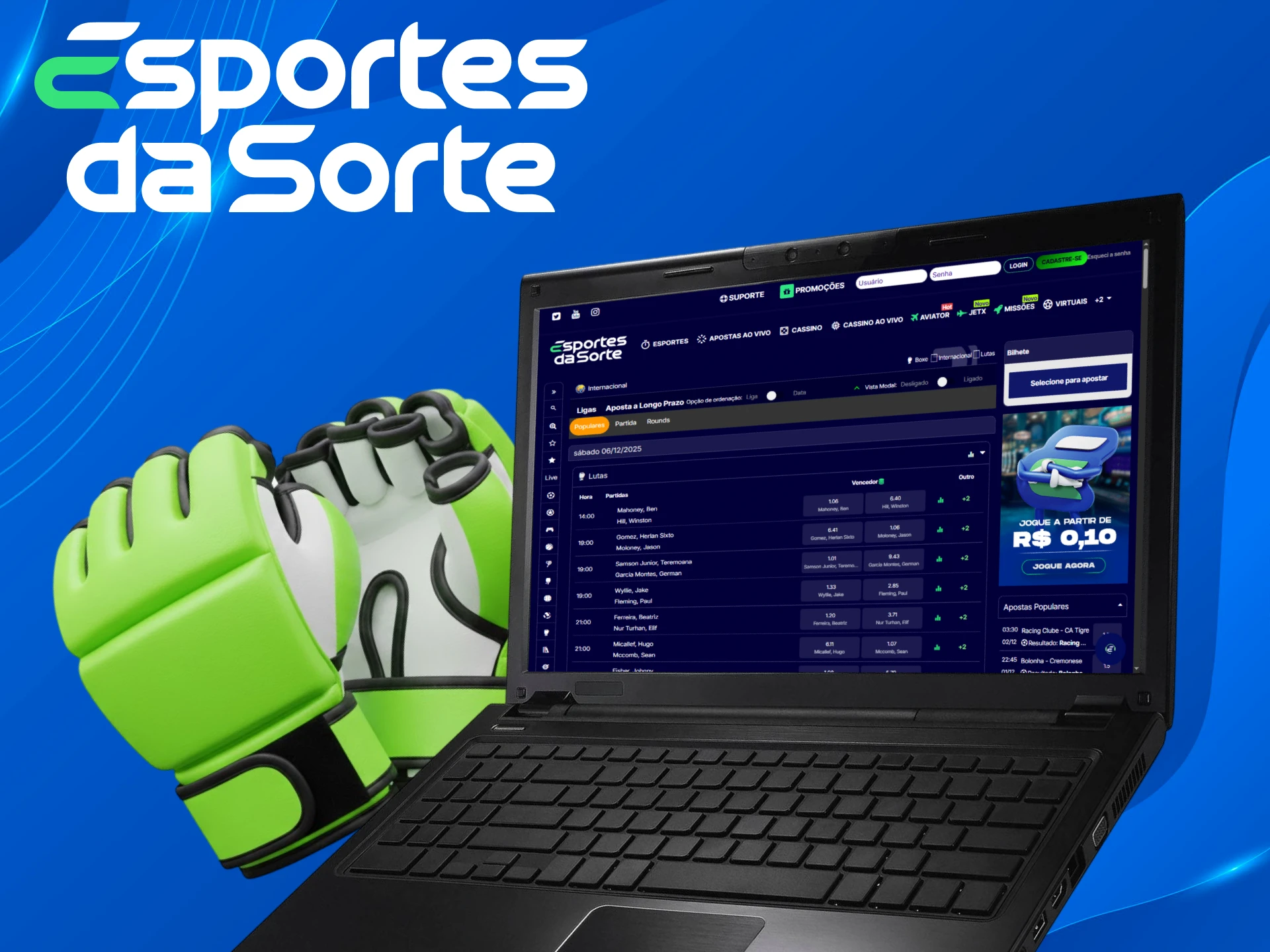 Realize apostas vencedoras em MMA com a plataforma Esportes da Sorte.