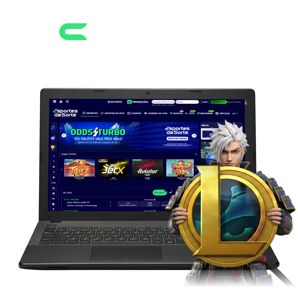 Descubra League of Legends e ganhe muito no Esportes da Sorte.