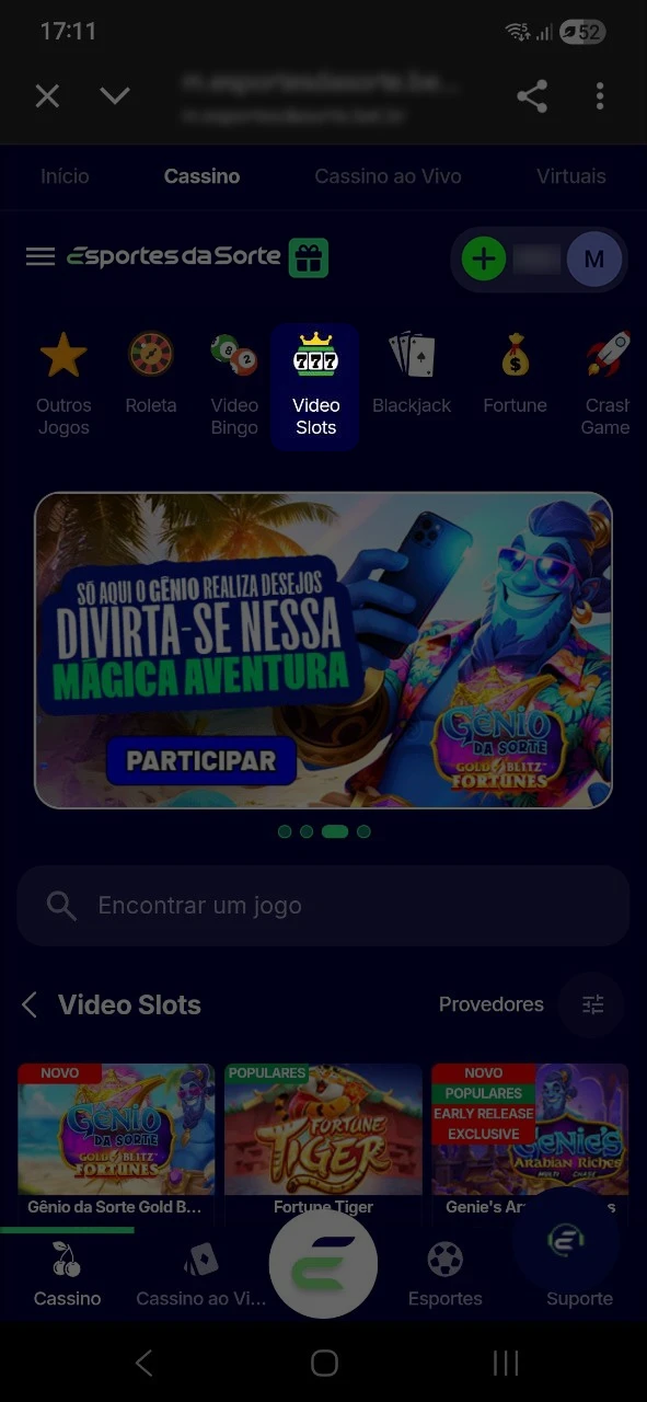 Visite o lobby de slots para iniciar sua diversão com slots no Esportes da Sorte.