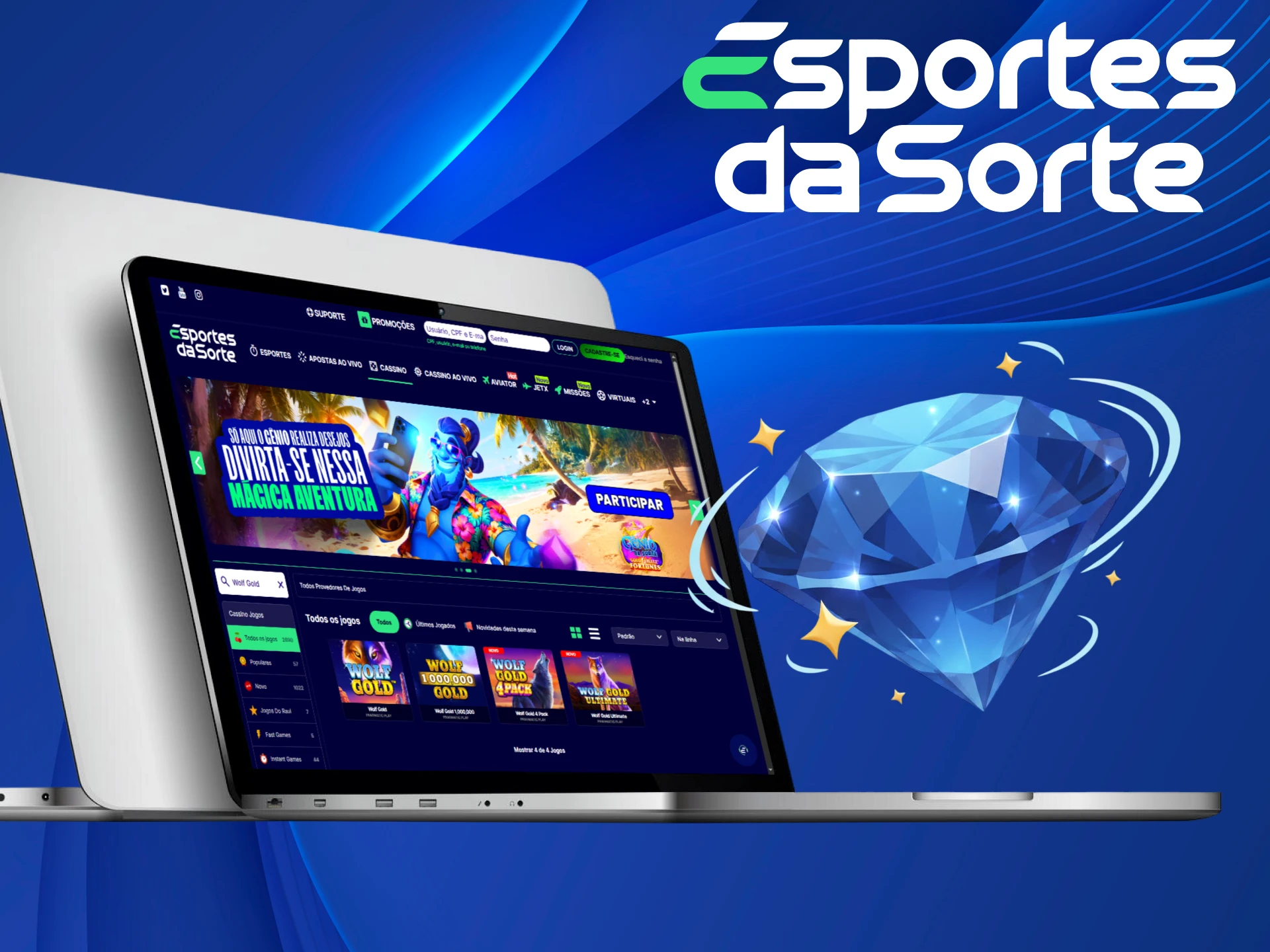 Jogue os Slots Hold & Win para ganhos massivos no Esportes da Sorte.