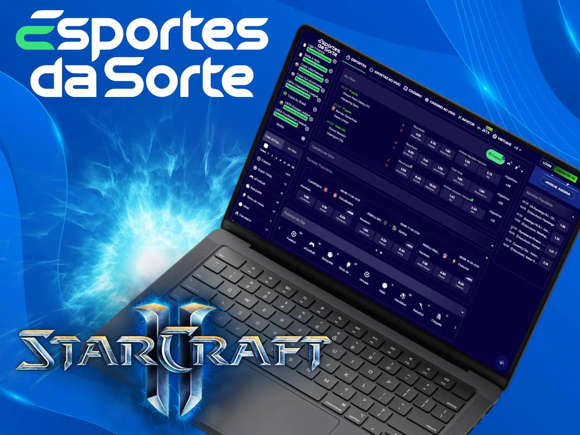 Aplique sua estratégia em StarCraft II e obtenha lucros no Esportes da Sorte.
