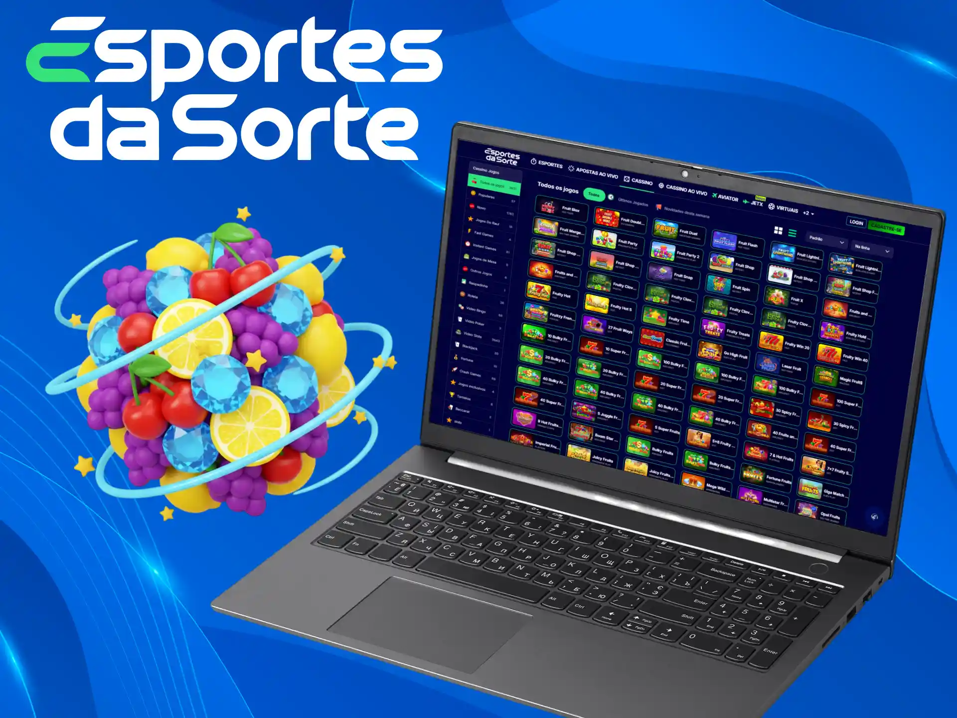 Tente a sorte com os Slots Cluster Pays e obtenha ganhos no Esportes da Sorte.